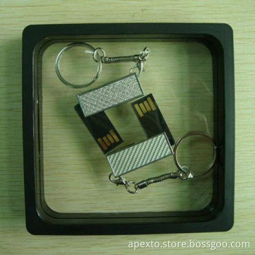 Twist USB Flash Drive with Packaging, 8GB, Supports Plug-and-play Function, OEM/ODM Orders Welcomed